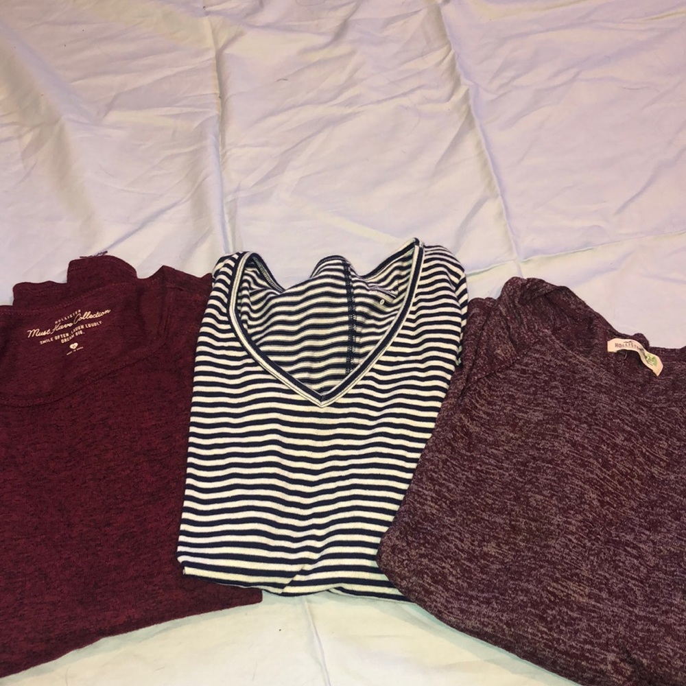 3 long sleeves